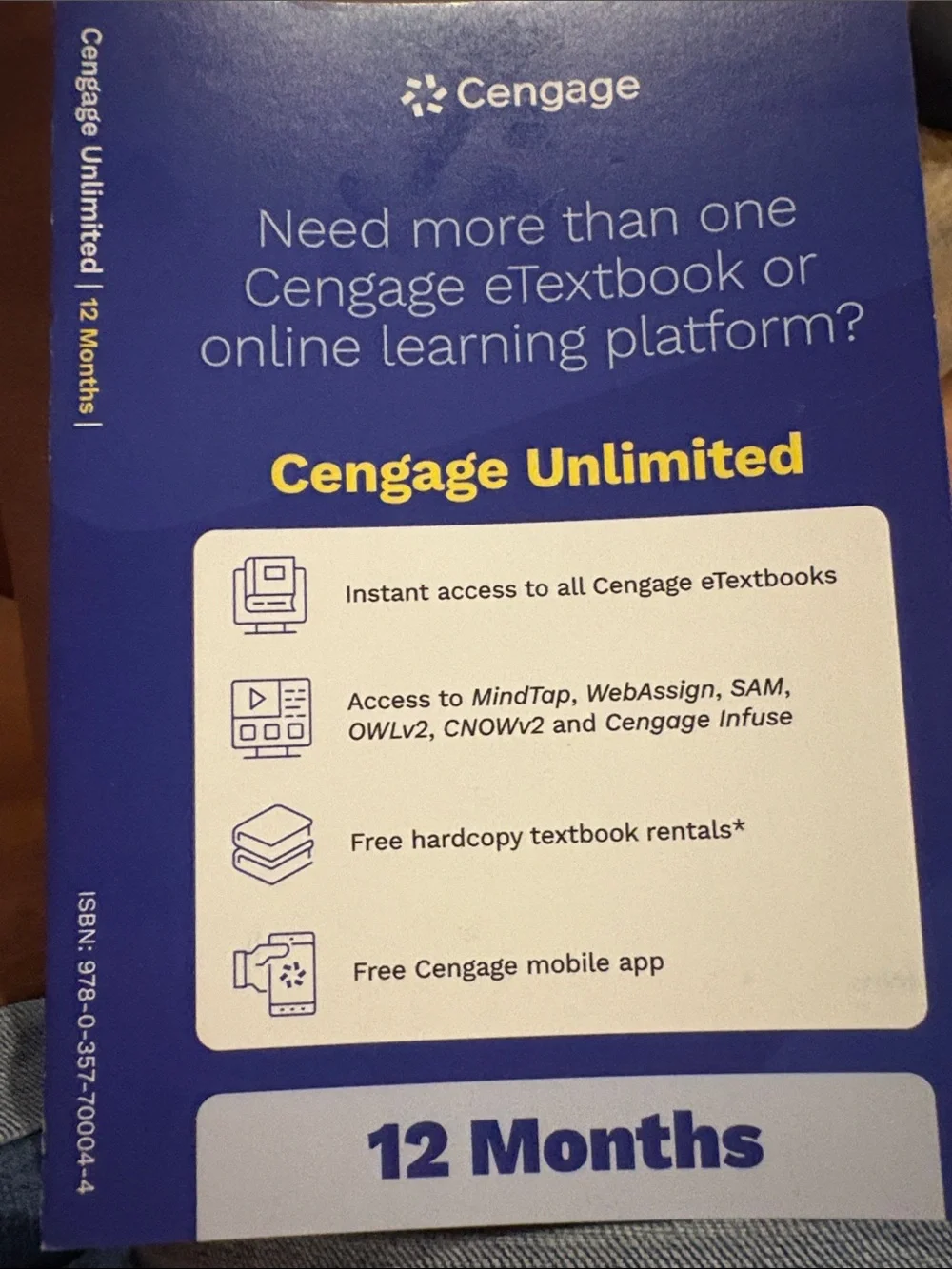 Unlimited 12-Month Access - Blue